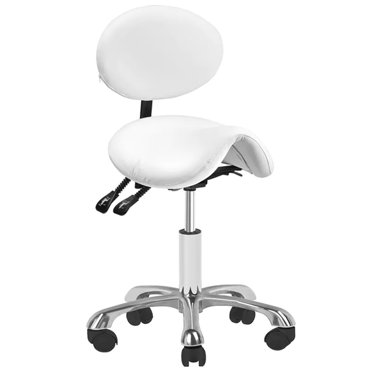 Tabouret cosmétique Comfort Pro Blanc