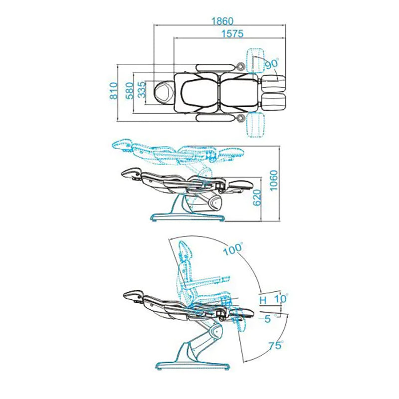 Fauteuil SERENA Pro Pedi 3M Blanc