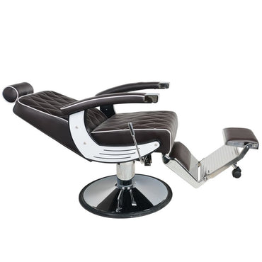 Fauteuil barbier Empire Brun