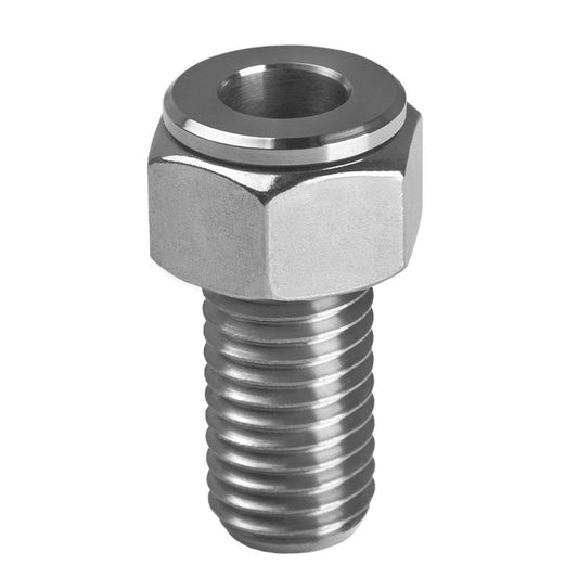 Support lampe loupe tube inox