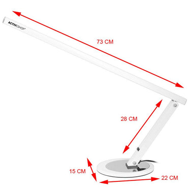 Lampe de bureau LED Slim – blanc