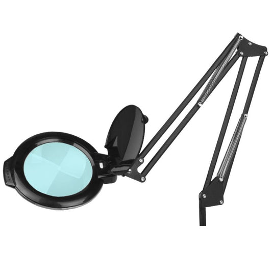 Lampe loupe LED 6" avec trépied – noir
