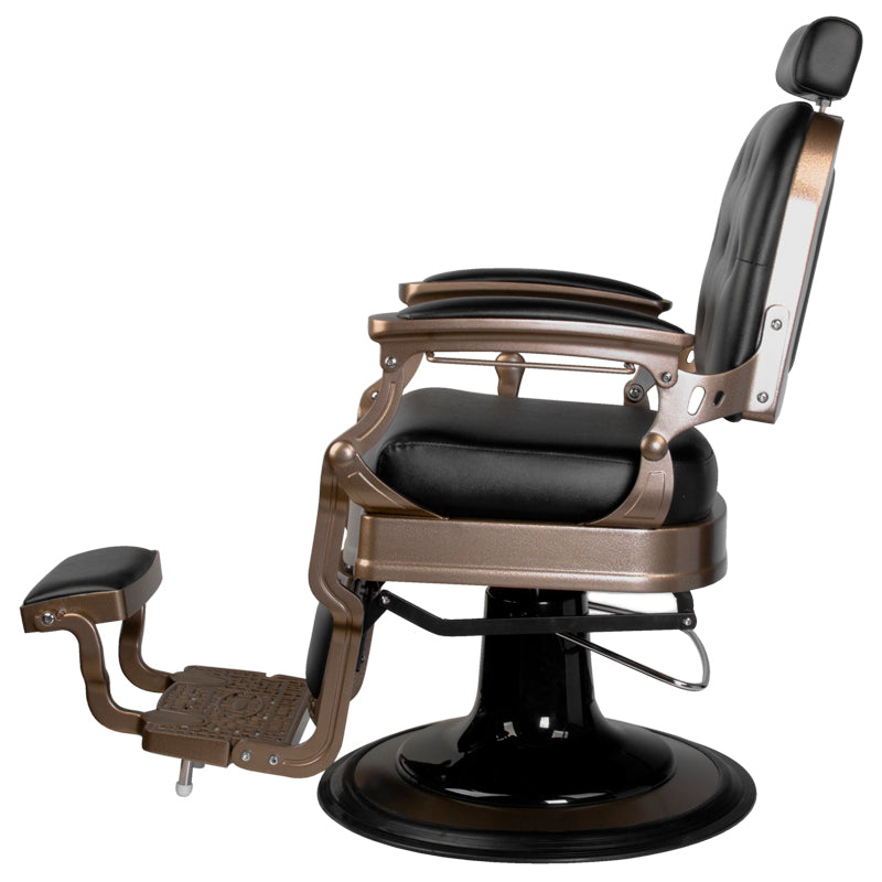 Fauteuil barbier Victor Vintage Noir