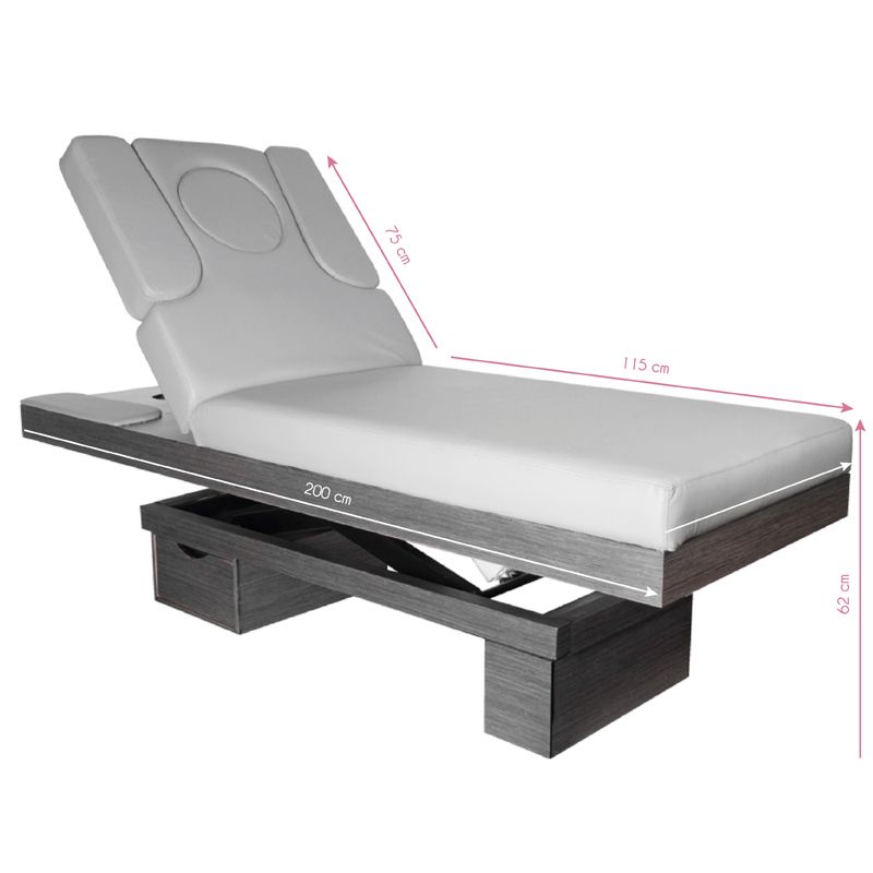 Table spa Luminance Wood Gris Thermo