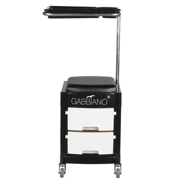 Tabouret assistant Pedi Assist Noir & Blanc