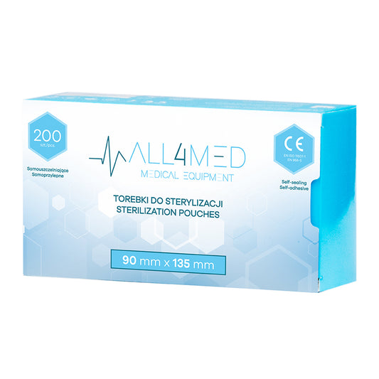 Sachets de stérilisation autoclave – 90 × 135 mm (200 pcs)
