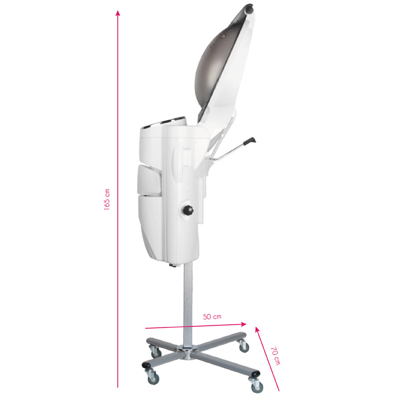 Gabbiano sauna capillaire sur pied blanc avec ozone actif