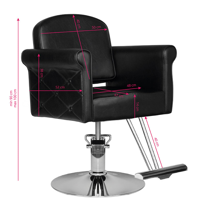 Siège coiffeur Pro Seat Comfort Noir