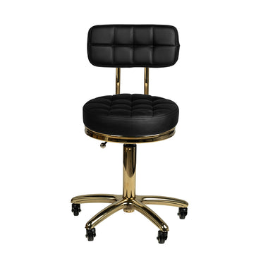 Tabouret cosmétique Gold Edition Noir