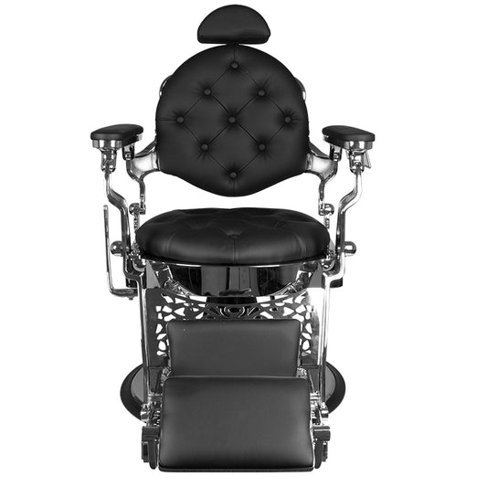 Fauteuil barbier Silver Noir