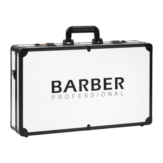 Valise barbier blanc/noir