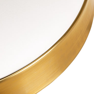 Tabouret cosmétique Luxury Plus Or & Blanc