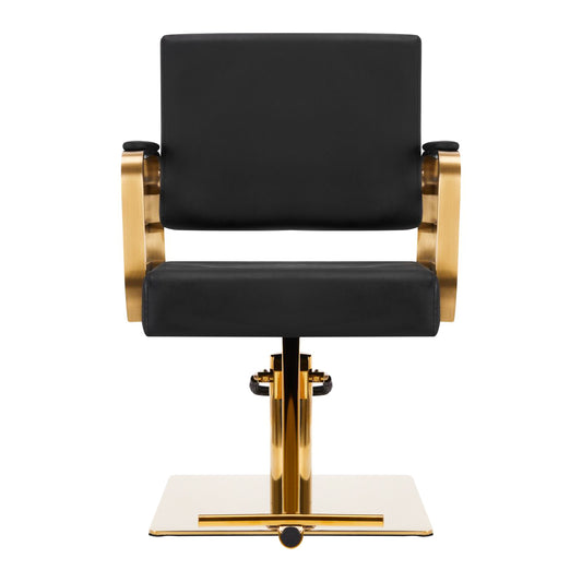 Fauteuil coiffeur Valmont Or & Noir