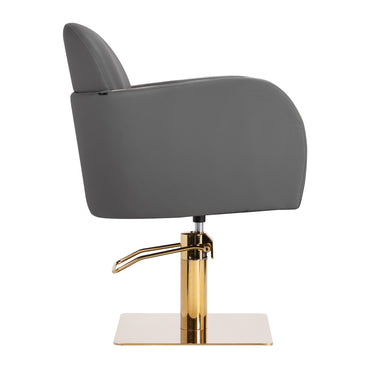 Fauteuil coiffeur Malorie Or & Gris