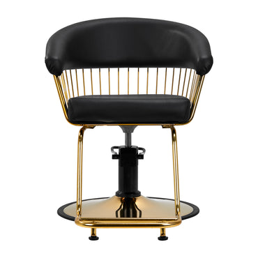 Fauteuil coiffeur Classic Or & Noir