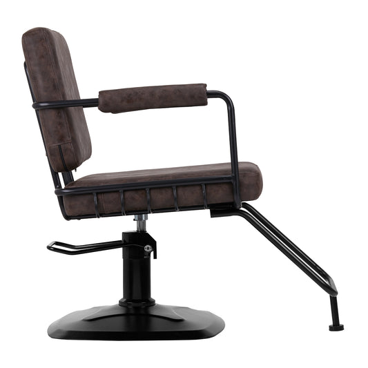 Fauteuil coiffeur Loft Vintage Brun Foncé