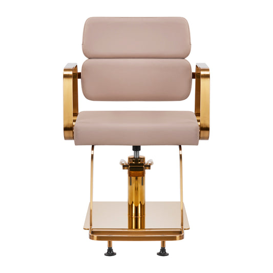 Fauteuil coiffeur Portiva Or & Beige