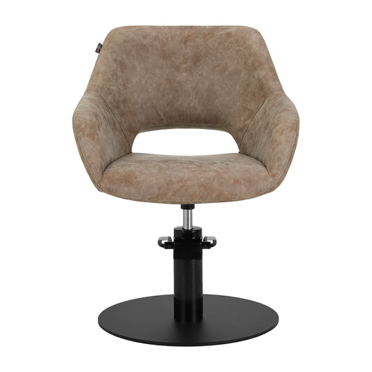 Fauteuil coiffeur Velora Brun Vintage