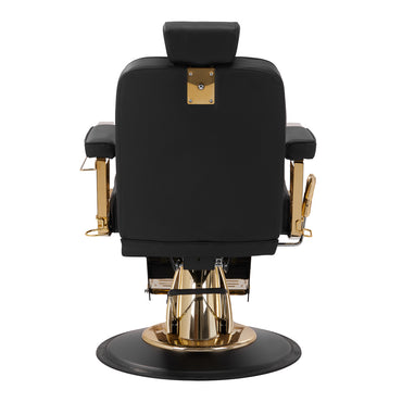 Fauteuil barbier Prestige Or & Noir