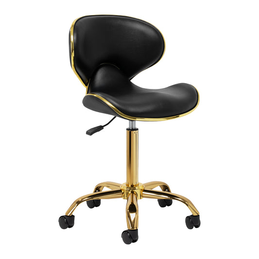 Tabouret cosmétique Pro Line Gold Noir