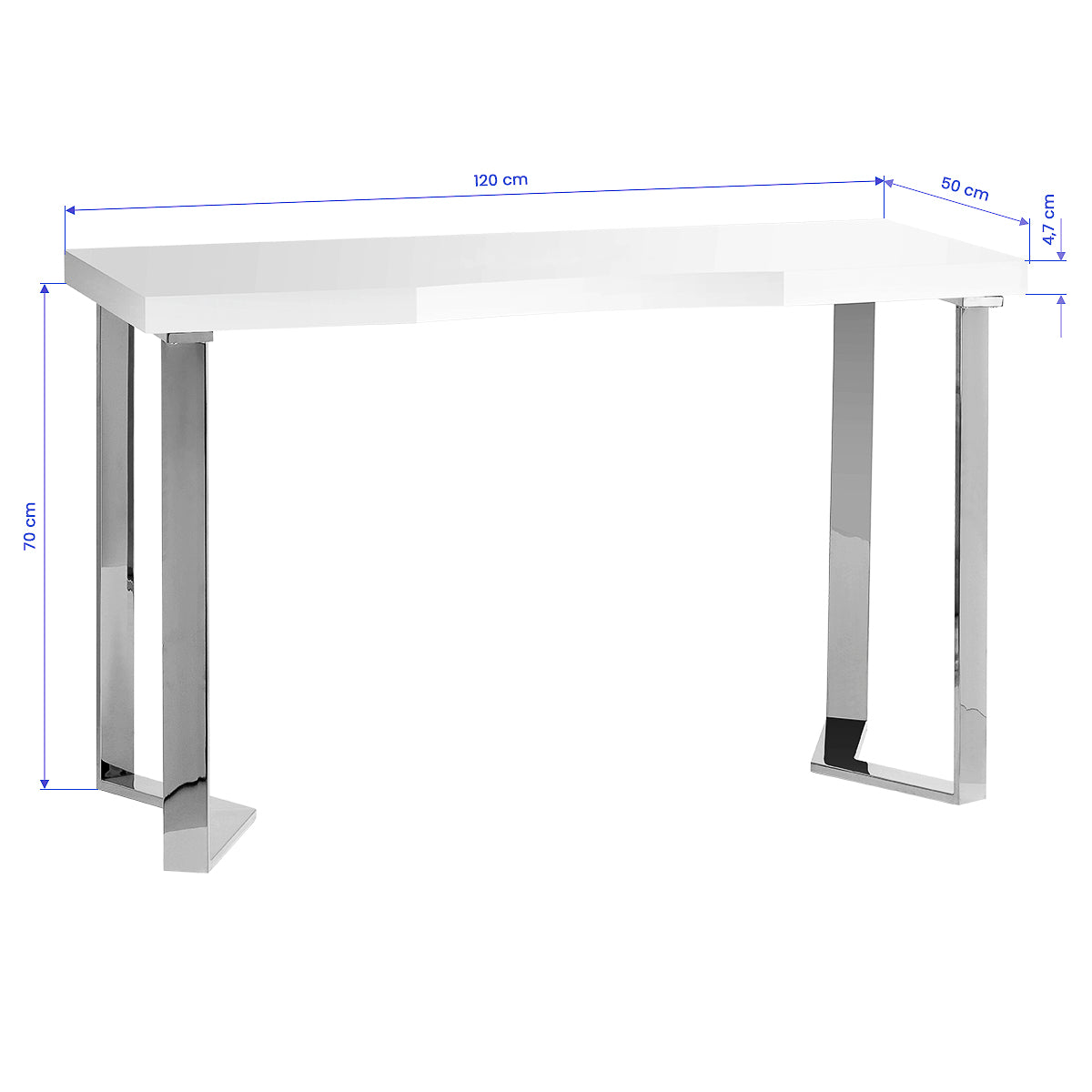Table de manucure Studio Line 05 Argent