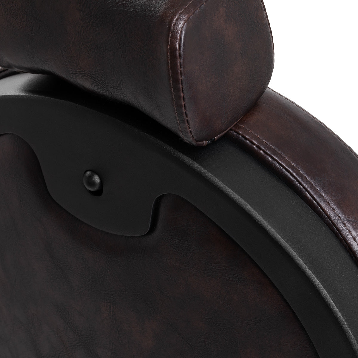 Fauteuil barbier Senator Brun (structure noire)