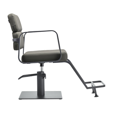 Fauteuil coiffeur Portiva Gris & Gris