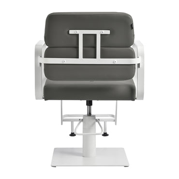 Fauteuil coiffeur Portiva Blanc & Gris