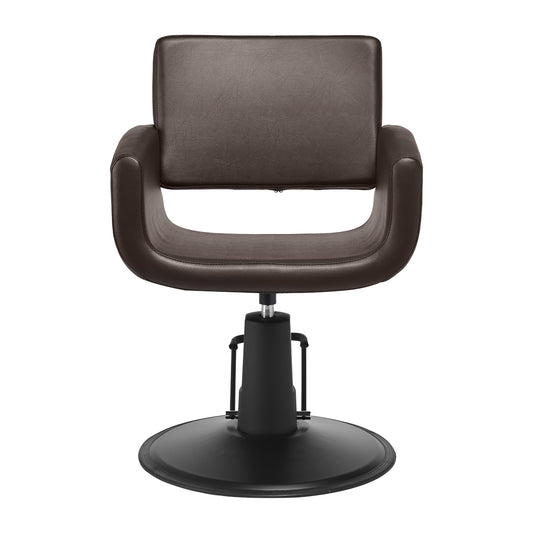 Fauteuil coiffeur Matira Brun (base noire)