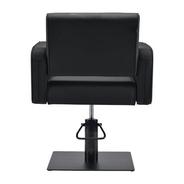 Fauteuil coiffeur Sierra Noir (base noire)
