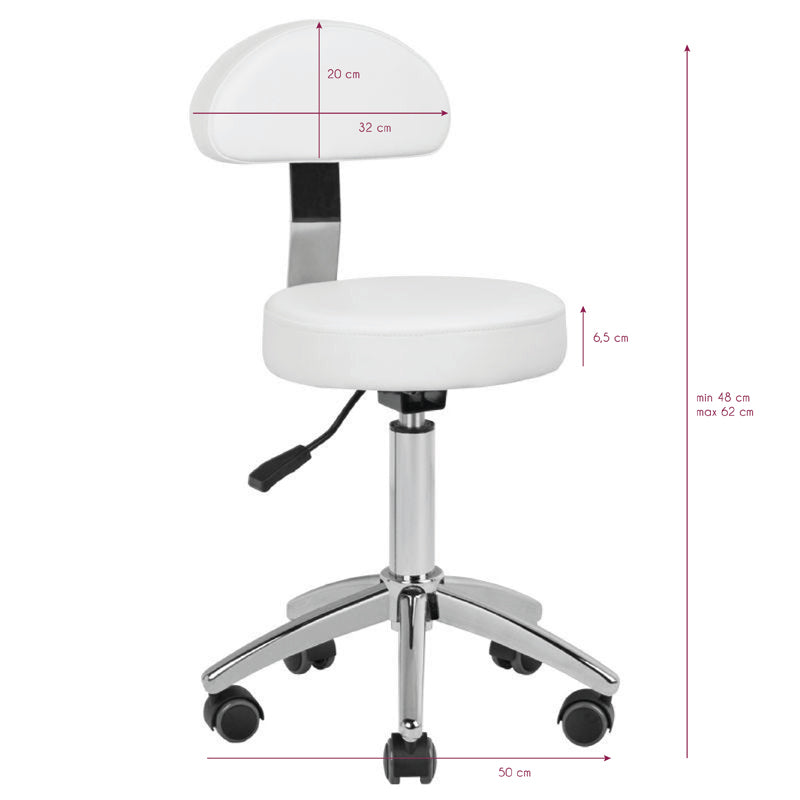 Tabouret cosmétique Studio Blanc