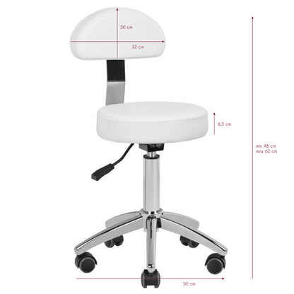 Tabouret cosmétique Studio Blanc