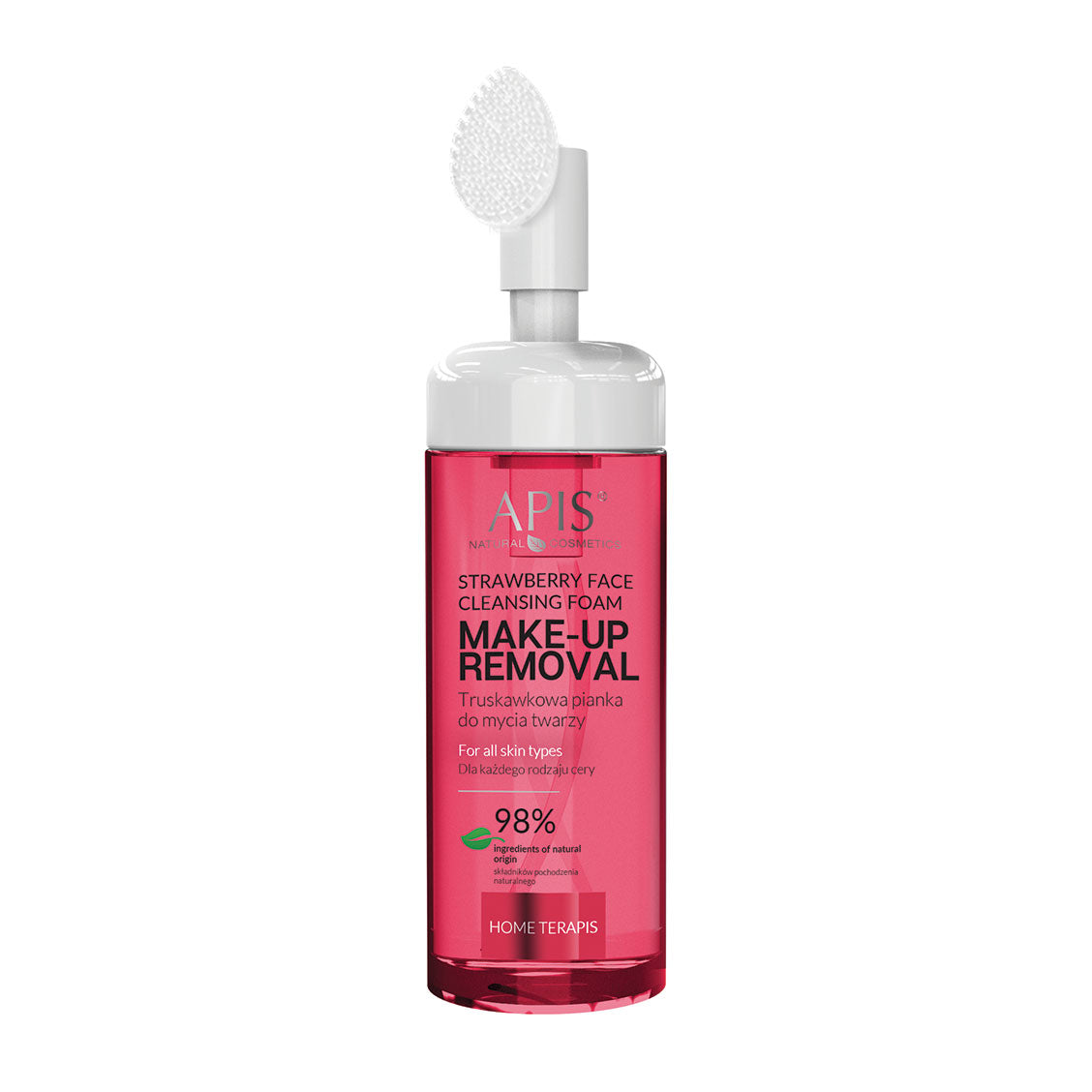 Mousse nettoyante visage fraise – 150 ml