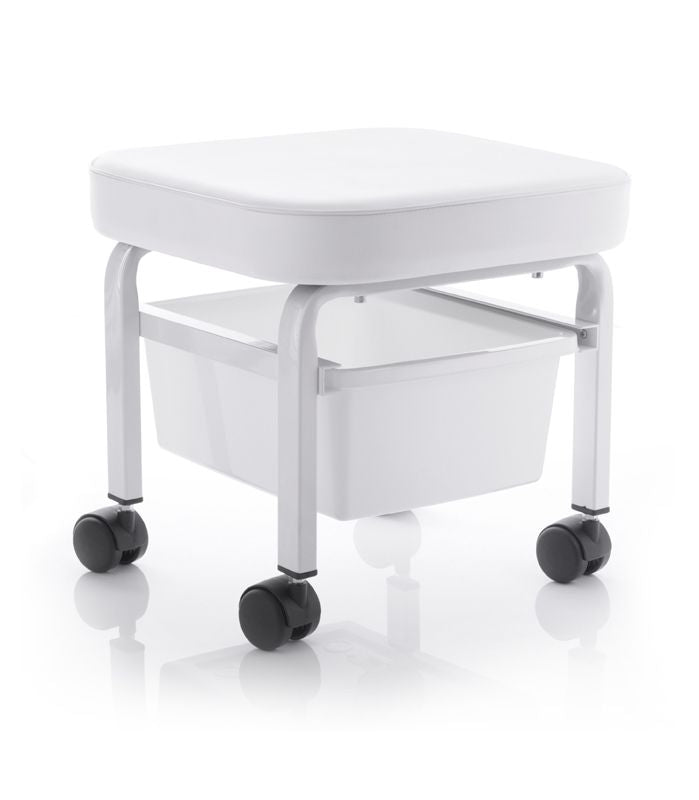 Tabouret pédicure Pedi Care avec Récipient