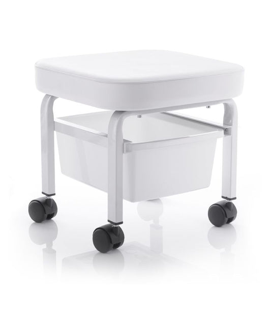 Tabouret pédicure Pedi Care avec Récipient