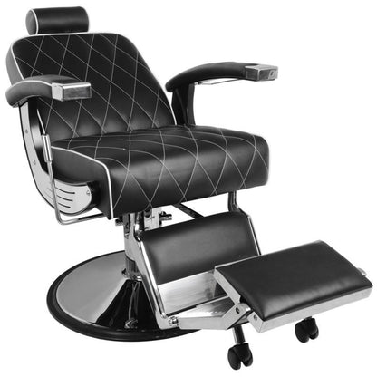Fauteuil barbier Empire Noir