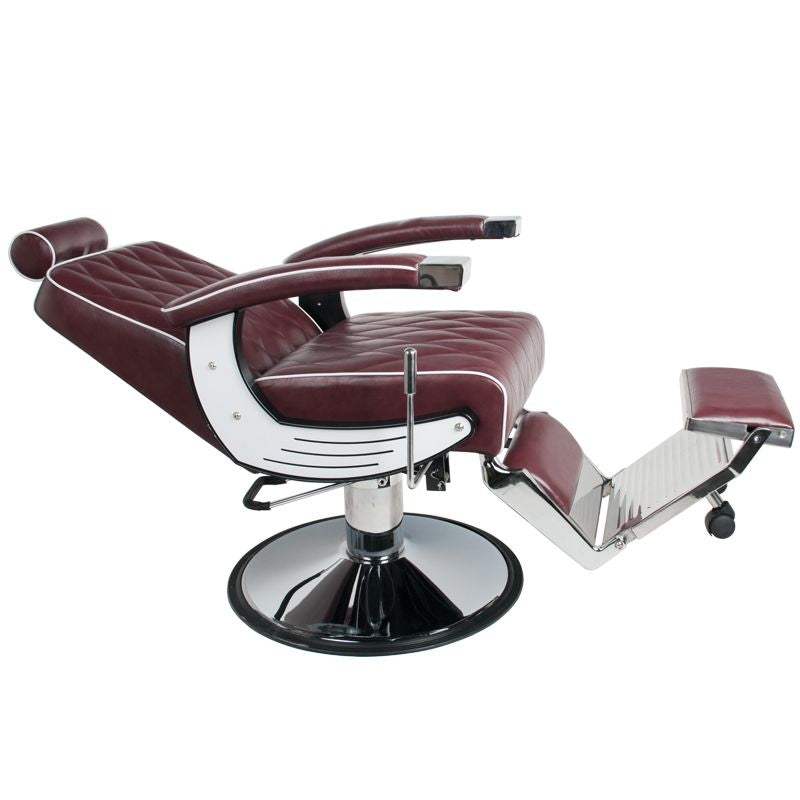 Fauteuil barbier Empire Bordeaux