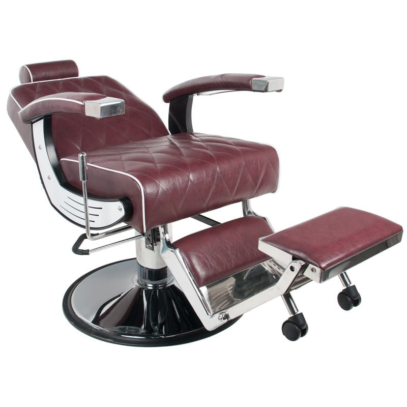 Fauteuil barbier Empire Bordeaux