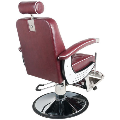Fauteuil barbier Empire Bordeaux