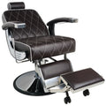 Fauteuil barbier Empire Brun