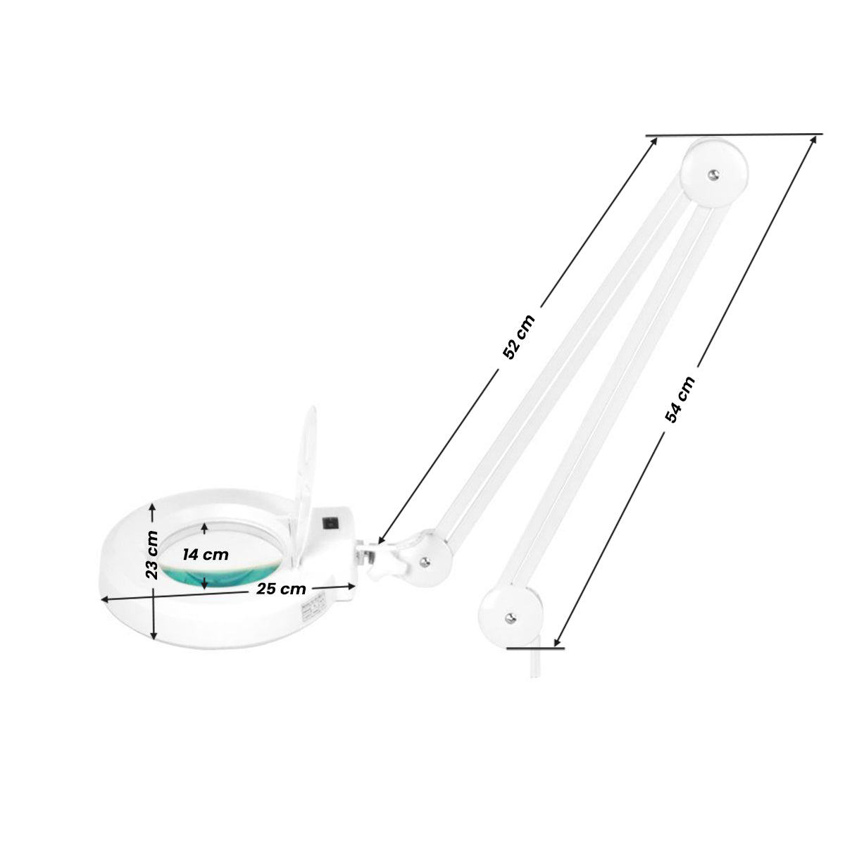 Lampe loupe LED avec trépied S4