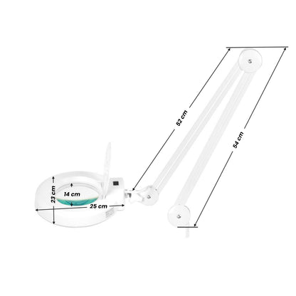 Lampe loupe LED avec trépied S4