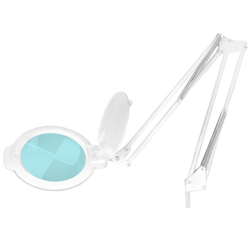Lampe loupe LED 5" avec trépied – blanc