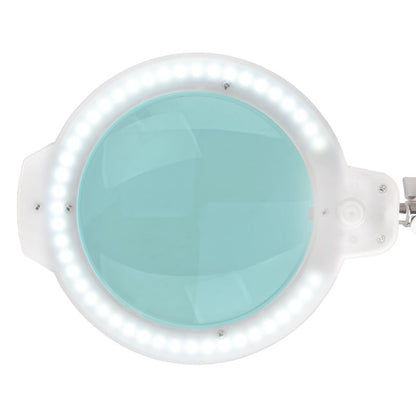 Lampe loupe LED 5" avec trépied – blanc