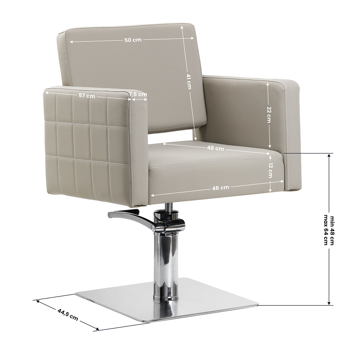 Fauteuil coiffeur Atlas Beige