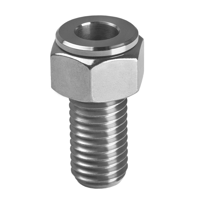 Support lampe loupe tube inox