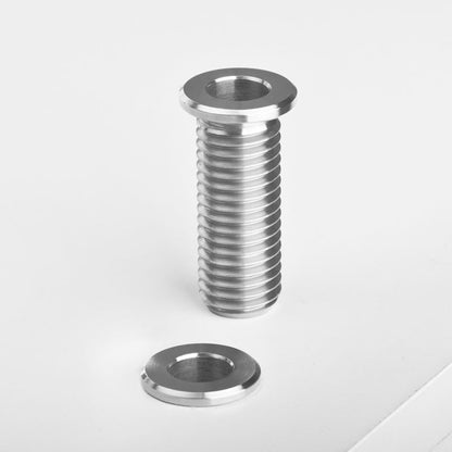 Support lampe loupe tube inox