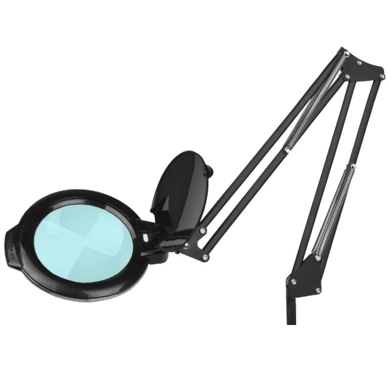 Lampe loupe LED 5" avec trépied – noir