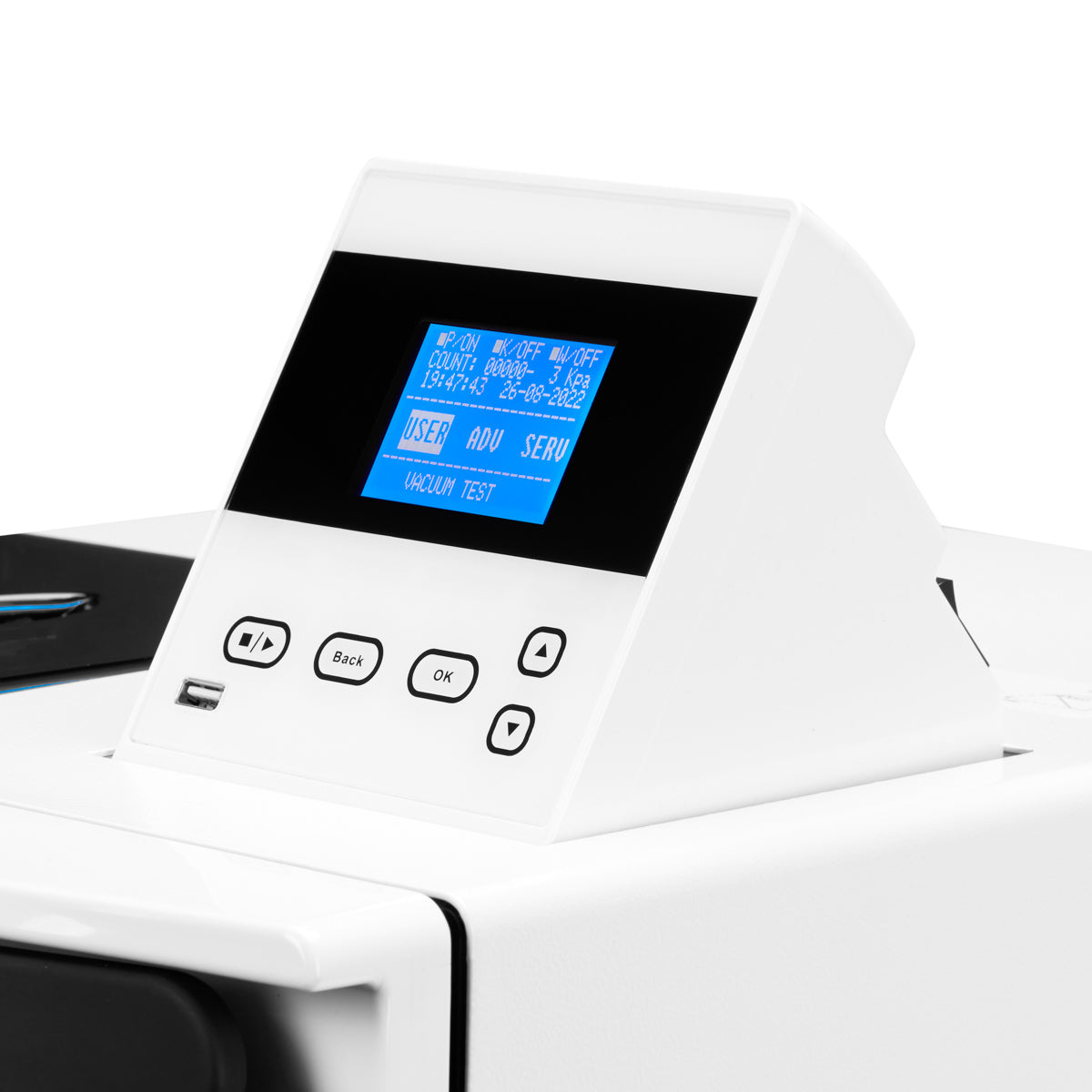 Autoclave compact classe B avec imprimante – 12 L