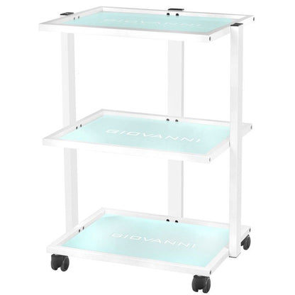 PACK ESSENZA Blanc Fauteuil + Lampe + Chariot Soin